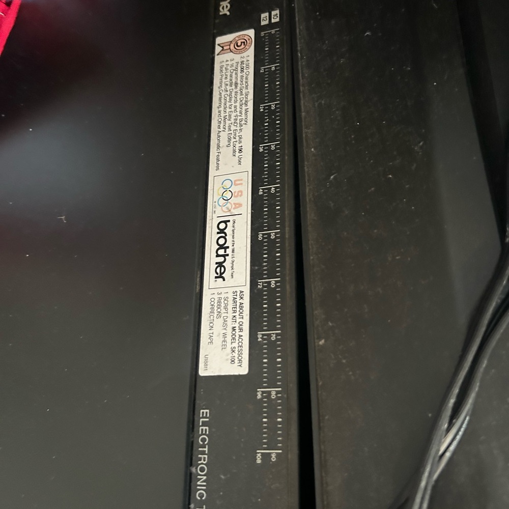 Brother Black Electronic Device type writer